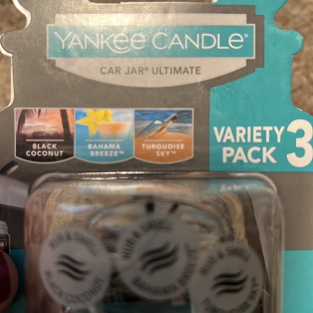 TWO Yankee Candle Car Jar Ultimate variety packs (3 scents each) NEW! - Picture 4 of 7
